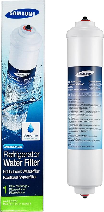 Samsung RSA1UTMG Inline Fridge Ice & Water Filter | Genuine Replacement Part for Clean & Fresh Water