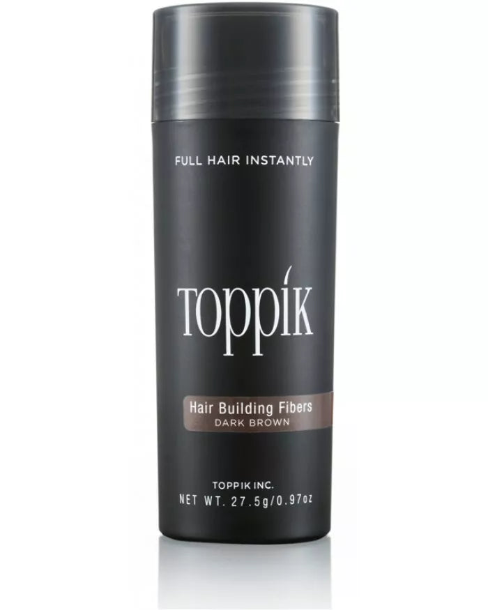 Toppik Hair Building Fibers 27.5g – Brown | Instant Hair Thickening & Concealing Fibers