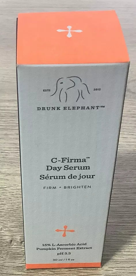 Drunk Elephant C-Firma Day Serum 30ml | Vitamin C Brightening & Antioxidant Skincare