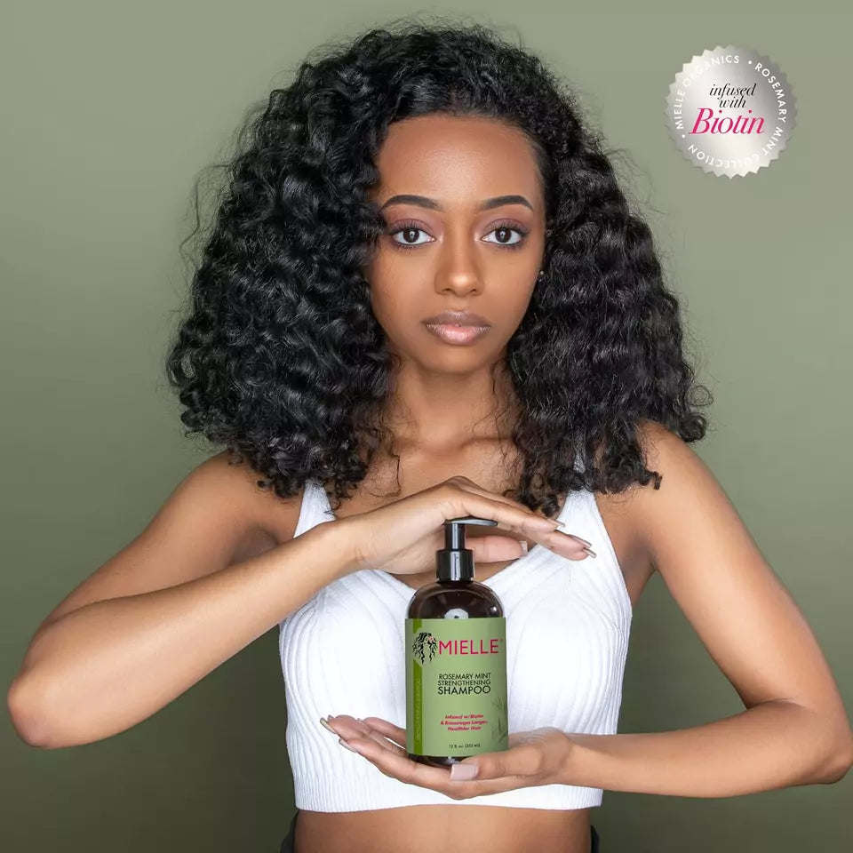 Rosemary Mint Strengthening Shampoo | Nourishing Hair Care for Growth & Repair