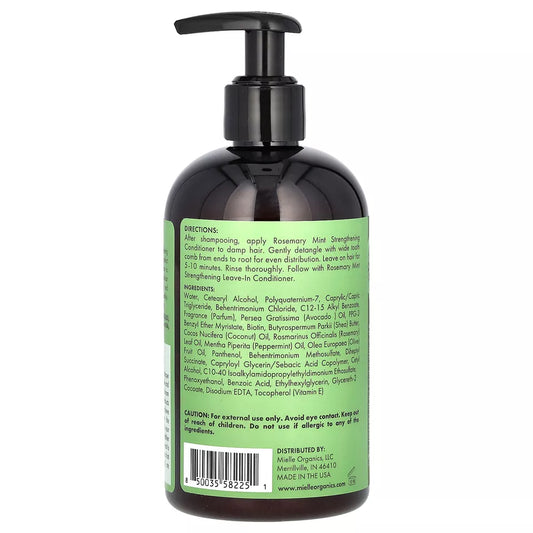 Strengthening Conditioner – Rosemary Mint Blend 12 fl oz (355ml) | Nourishing Hair Care for Growth & Repair