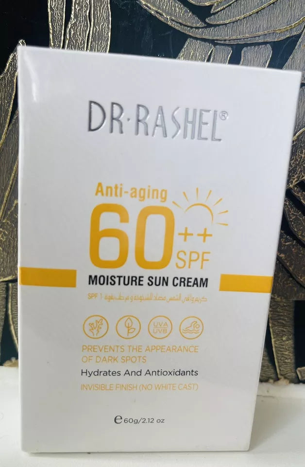 Dr. Rashel Anti-Aging & Moisturizing Sun Cream SPF 60+ | Broad Spectrum Sun Protection