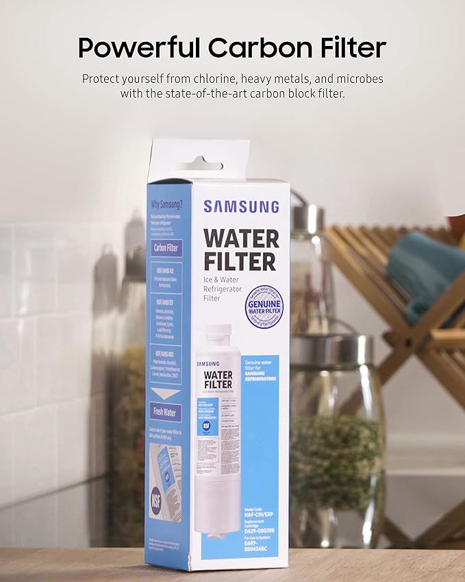 Samsung DA29-00020B Internal Refrigerator Water Filter – Model HAF-CIN/EXP | Genuine Replacement for Clean & Fresh Water