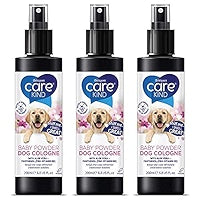Carekind Dog Cologne Baby Powder 200ml – Pack of 12 | Long-Lasting Fresh Scent for Pets