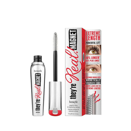 Benefit They’re Real! Magnet Mascara Black 9g – Lengthening & Volumizing Mascara (Pack of 12)