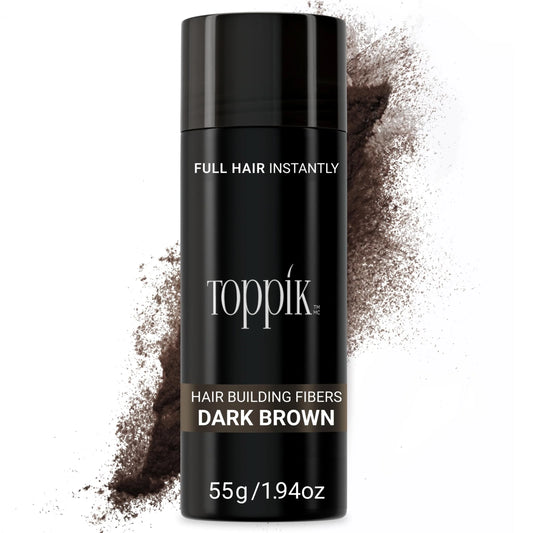 Toppik Hair Building Fibers – Pack of 12 | Instant Hair Thickener for Thinning & Bald Spots