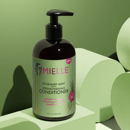 Mielle Organics Rosemary Mint Strengthening Conditioner – Pack of 12 | Nourishing Hair Care for Growth & Strength
