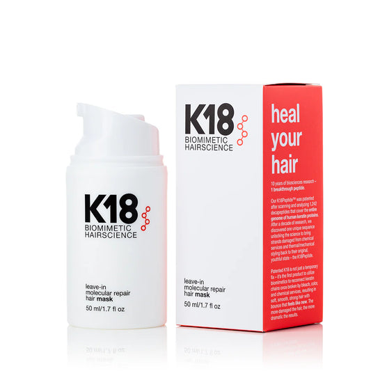 K18 Leave-In Molecular Repair Hair Mask 50ml | Intensive Hair Treatment for Damage Repair