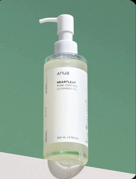 Anua Heartleaf Pore Control Cleansing Oil 200ml (6.76 fl oz) | Everyday Makeup & Blackhead Removal