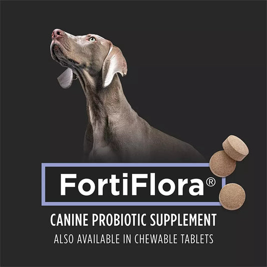 Purina FortiFlora Probiotics for Dogs – 30ct Pro Plan Veterinary Supplement Powder | Digestive & Immune Support