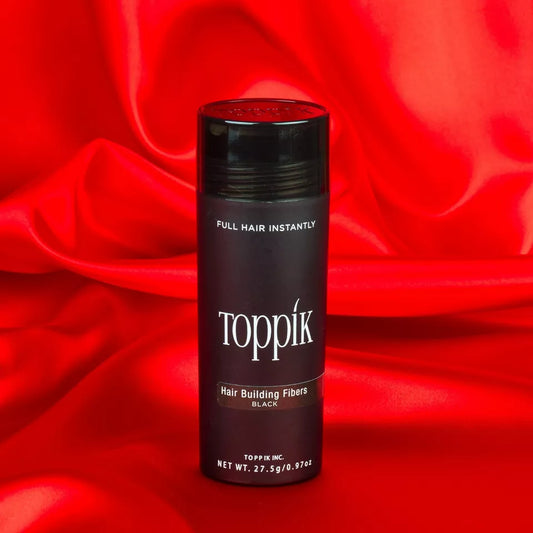 Toppik Hair Building Fibers 27.5g – Black | Instant Hair Thickening & Concealing Fibers