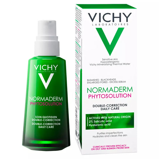 Vichy Normaderm Phytosolution Double-Correction Daily Care 50ml | Anti-Blemish & Hydrating Facial Moisturizer