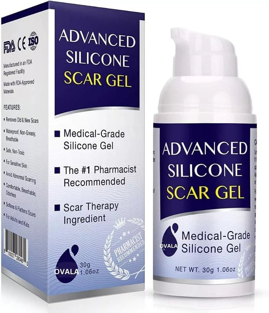 Silicone Scar Gel – Stretch Marks & Surgery Scar Removal Cream | Advanced Skin Care Treatment