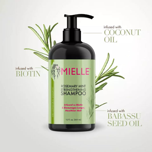 Rosemary Mint Strengthening Shampoo | Nourishing Hair Care for Growth & Repair