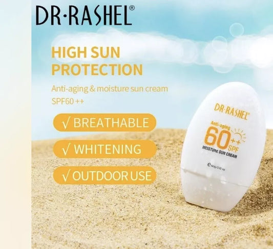 Dr. Rashel Anti-Aging & Moisturizing Sun Cream SPF 60+ | Broad Spectrum Sun Protection
